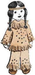 Indian Doll & Clothes Sewing Pattern