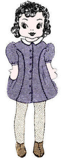 Cloth Doll & Clothes Sewing Pattern