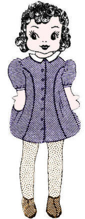 Cloth Doll & Clothes Sewing Pattern