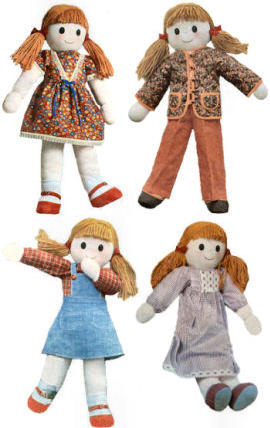 Rag Doll & Clothes Sewing Pattern