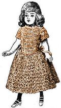 Doll Clothes Antique Crochet Pattern