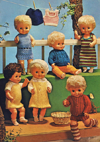 Baby Doll Clothes 18" Knitting Pattern