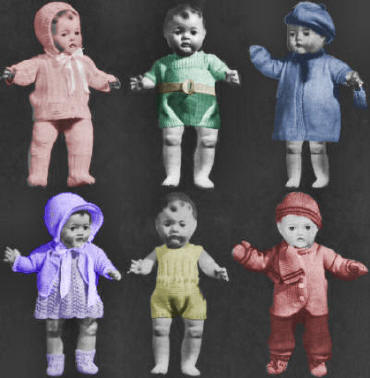 Doll Clothes 16" Knitting Pattern