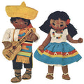 Mexican Sock Dolls & Clothes Sewing Pattern