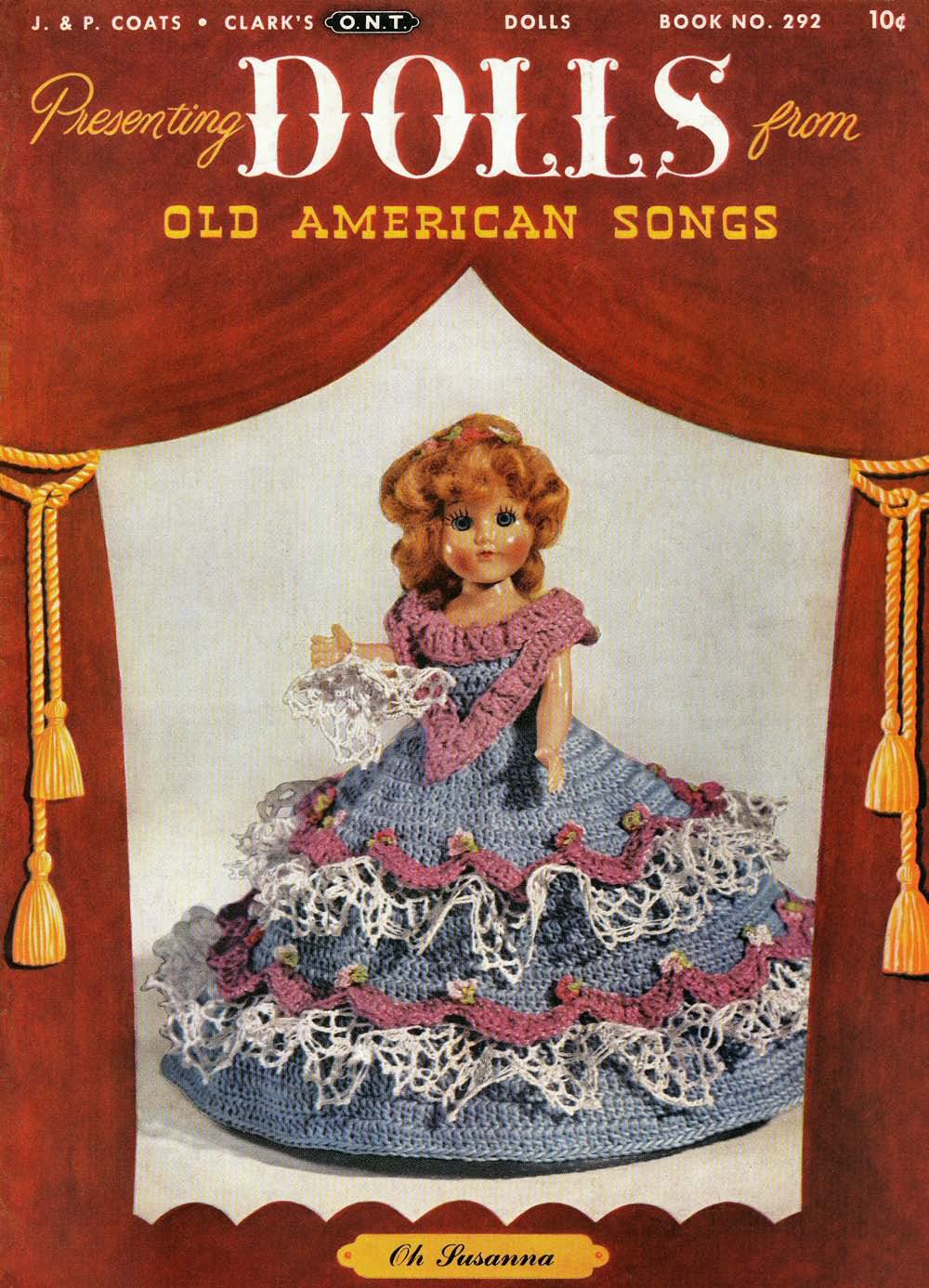 Dolls from Old American Songs Vintage Crochet Patterns Book