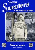 Scandinavian Designs Sweaters Vintage Knitting Patterns Book