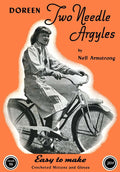 Two Needle Argyles Vintage Knitting Crochet Patterns Book