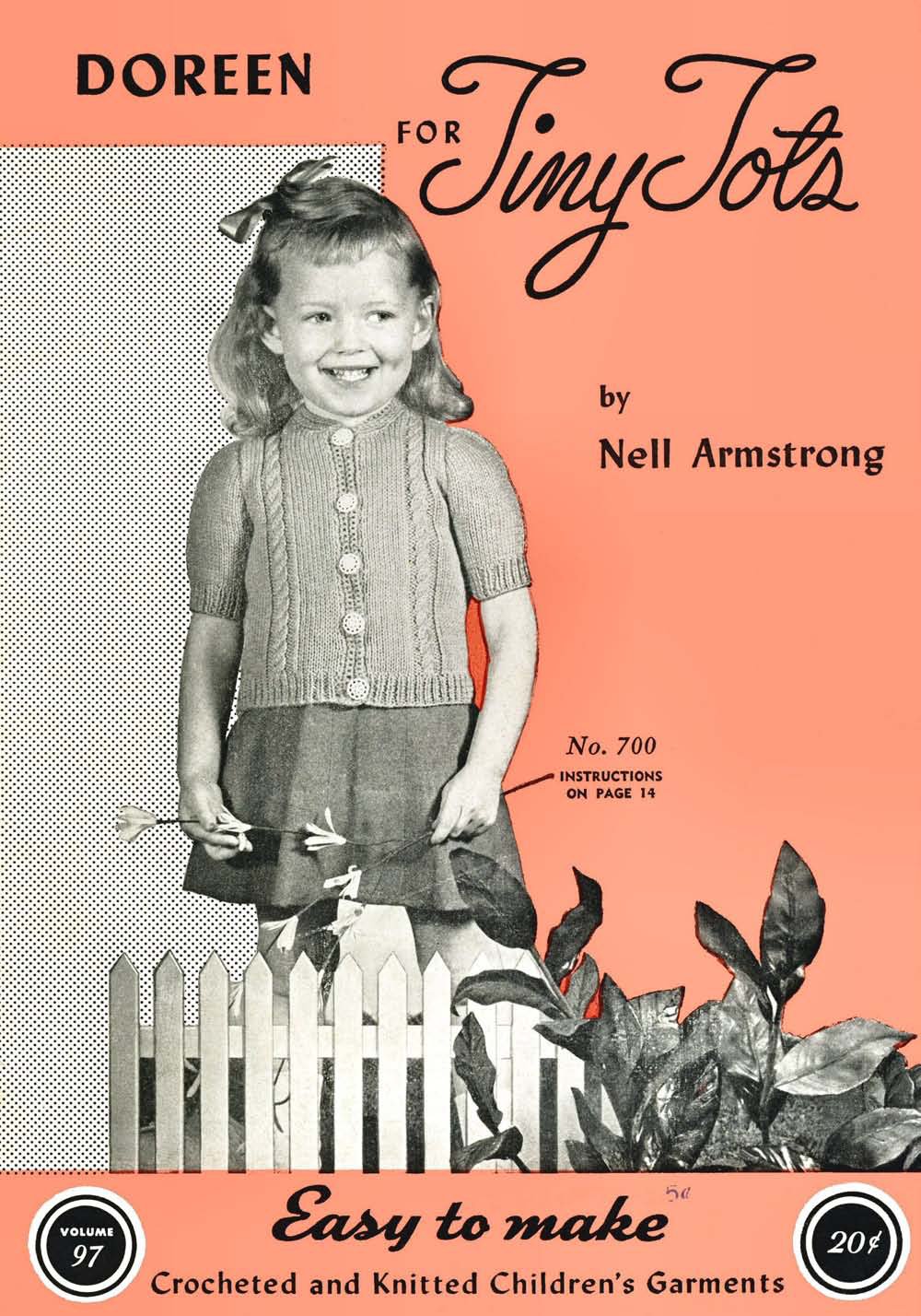 Tiny Tots Vintage Knitting Patterns Book