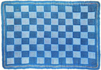Dots N Blocks Afghan Crochet Pattern