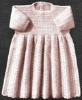 Baby Patterned Dress Knitting Pattern