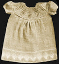 Smocked Baby Dress & Panties Knitting Pattern