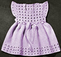 Baby Girls Party Dress Knitting Pattern Sz 1-2