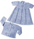 Baby Dress and Jacket Knitting Pattern