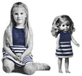 Girls & Doll Dress Crochet Pattern Sz 3-5 & 14" Doll