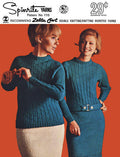 Fitted Dress or Sweater Knitting Pattern 34-40