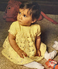 Lacy Baby Dress Crochet Pattern 12-24 mos