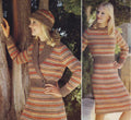 Fitted Dress, Jacket & Hat Knitting Pattern Bust 32-42