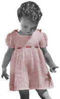 Girls Dress Knitting Pattern Sz 2-3