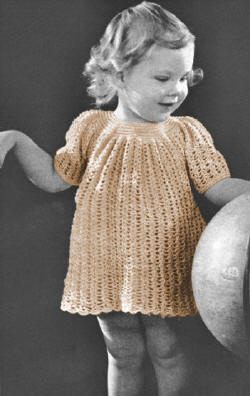 Girls Dress Crochet Pattern Sz 2