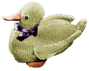 Duck Stuffed Toy Knitting Pattern