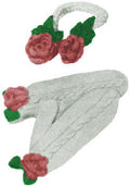 Girls Earmuffs & Mittens Set Knitting Crochet Pattern