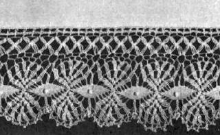 Popcorn & Clusters Edging Crochet Pattern