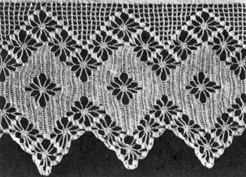 Spider Web Edging Crochet Pattern