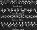 Four Dainty Edgings Tatting Pattern