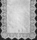 Repeating Crosses Edging Filet Crochet Pattern