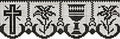 Cross, Chalice & Palms Edging Filet Crochet Pattern