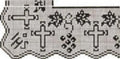 Cross, IHS & Grapes Edging Filet Crochet Pattern
