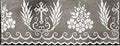 Cross, Wheat & Roses Edging Filet Crochet Pattern