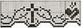 Cross & Heart Edging Filet Crochet Pattern