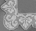 Scalloped Edging with Corner Filet Crochet Pattern
