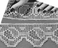 Buckle Edging and Insertion Filet Crochet Pattern