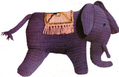 Elephant Stuffed Toy Crochet Pattern