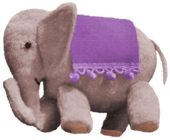Elephant Stuffed Toy Sewing Pattern