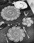 Fan Doily Table Setting Crochet Pattern