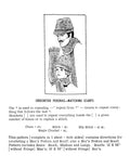 Men & Boys Fedora & Scarf Crochet Pattern