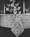 Geometric Motif Tablecloth Crochet Pattern