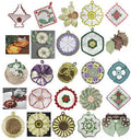 Flower Trivets or Potholders Lot 25 Crochet Patterns