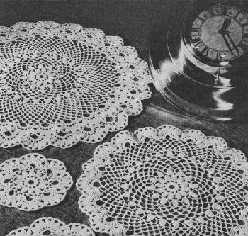 Formal Doily Table Setting Crochet Pattern