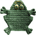 Frog Trivet or Pot Holder Crochet Pattern