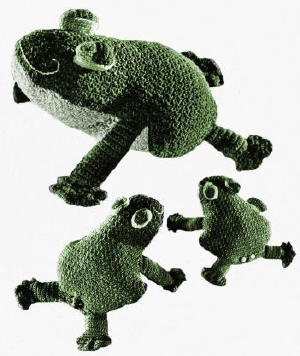 Frog & Baby Stuffed Toys Crochet Pattern