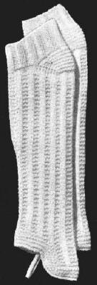Over the Knee Gaiters Leg Warmers Knitting Pattern