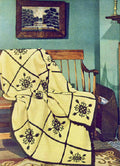 Geometric Afghan Crochet Embroidery Pattern