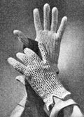 Summer Mesh Gloves Crochet Pattern Sz S M L