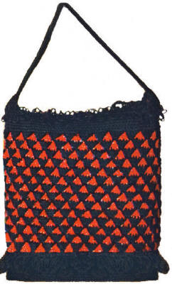 Diamond Design Tote Handbag Crochet Pattern