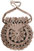 Lacey Handbag Antique Thread Crochet Pattern