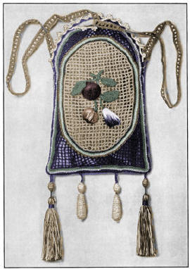 Handbag Antique Italian Filet Crochet Pattern